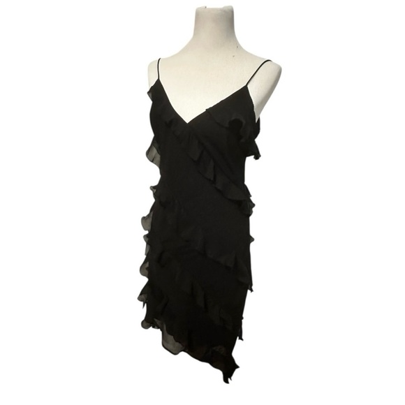 Abercrombie & Fitch Dresses & Skirts - Beautiful Black Asymmetrical Ruffle Dress